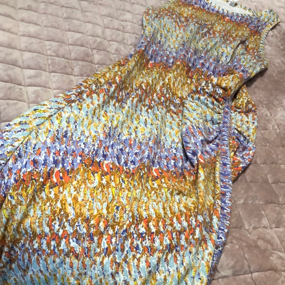 Colorful Abstract Maxi Dress